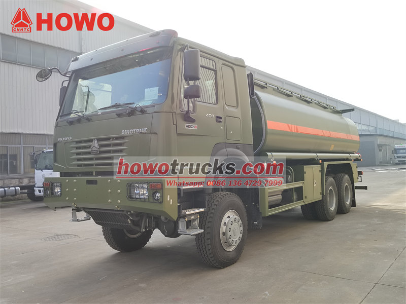 HOWO 6&times;6 oil tanker truck for sale
