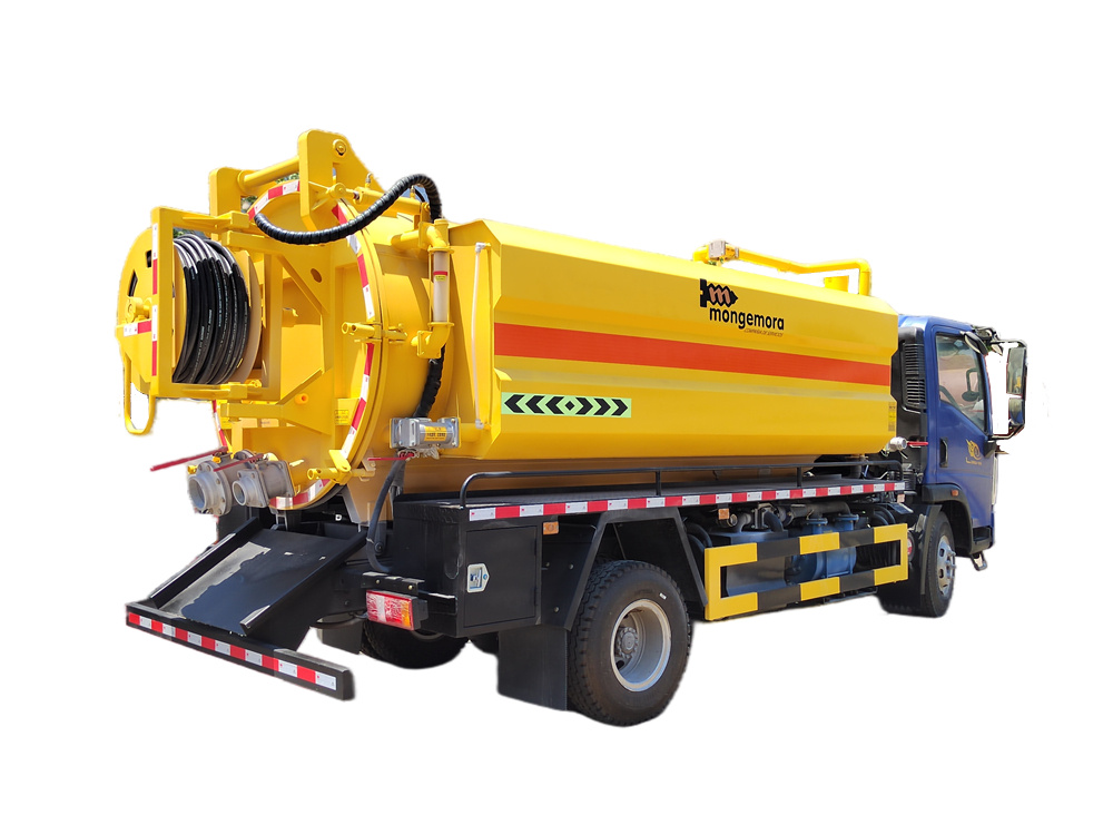 HOWO combined vacuum jetting vehicle