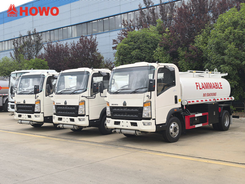 3 unit Howo RHD 5 cbm fuel tank truck