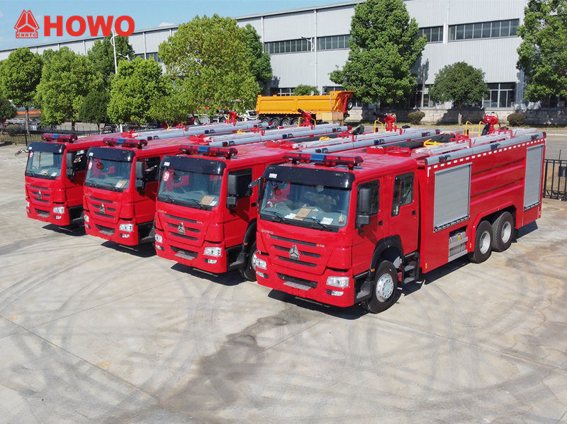 HOWO 6x4 12cbm fire fighting truck with water/foam tank
