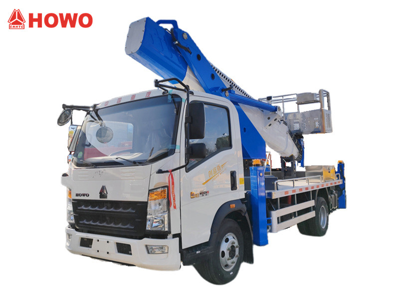 HOWO 28 meters bucket lift truck