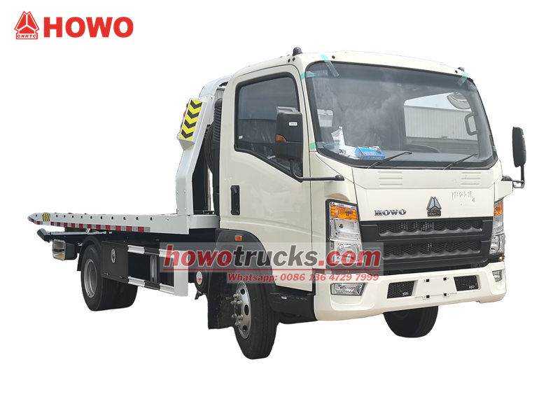 Howo RHD light duty road wrecker truck