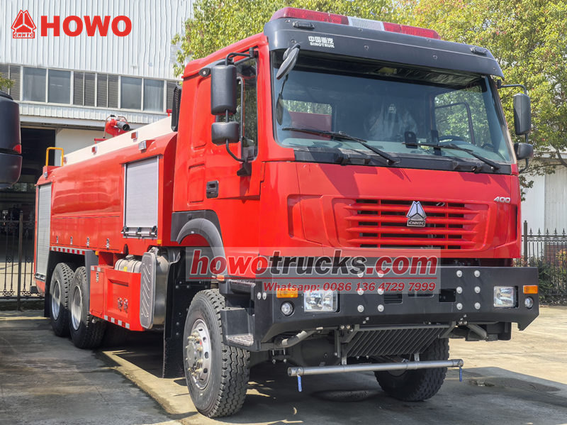 HOWO 6&times;6 firefighting truck for sale