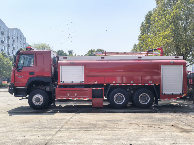 HOWO 6&times;6 fire tender truck