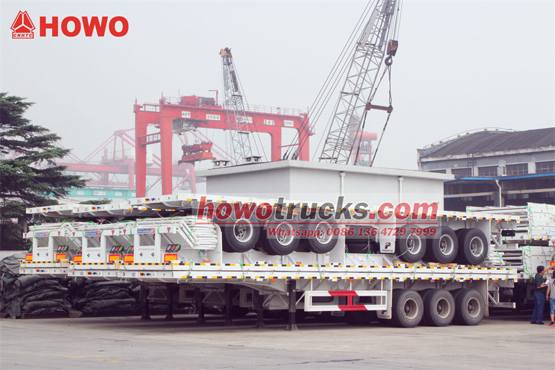 Cargo box semi-trailers for export