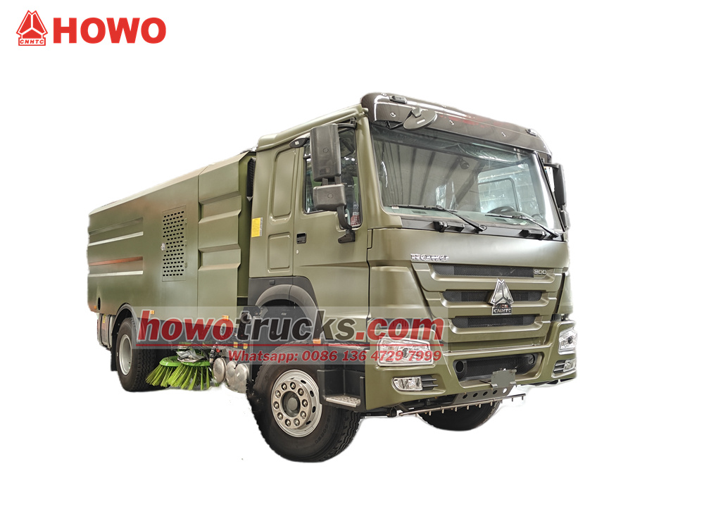 HOWO 12cbm road sweeper truck HOWO 12cbm road sweeper truck