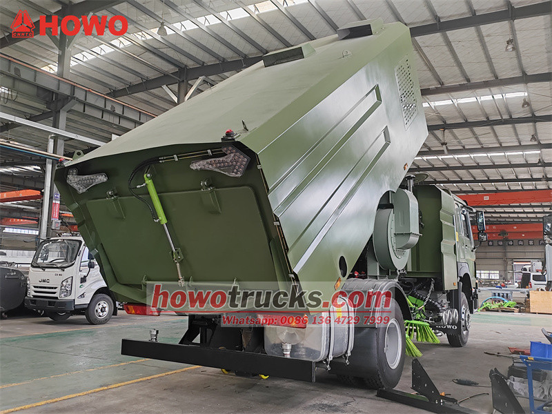 HOWO 12CBM street road sweeping truck HOWO 12CBM street road sweeping truck