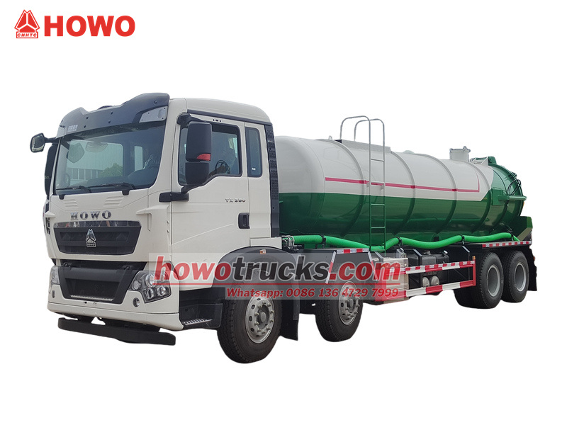 HOWO 8&times;4 vacuum tank truck