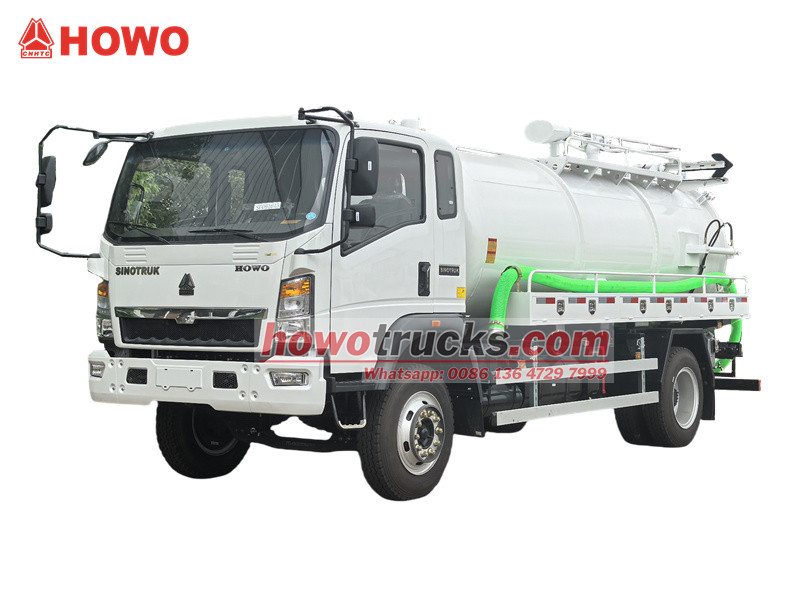 HOWO 10000L vacuum tank truck HOWO 10000L vacuum tank truck