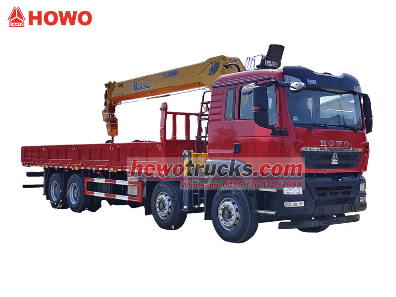 HOWO 8&times;4 boom crane truck