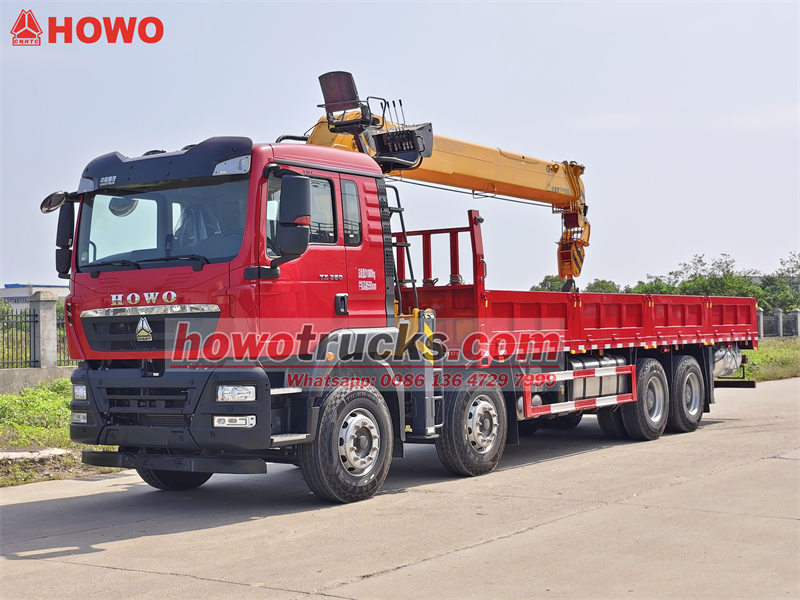 Howo 8&times;4 Telescopic Boom Crane Truck