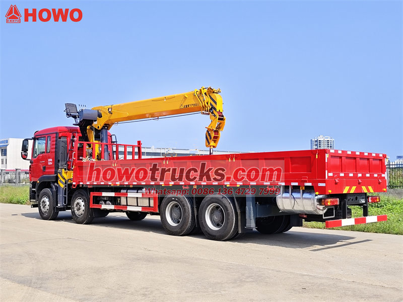Howo 8&times;4 Telescopic Boom Crane Truck