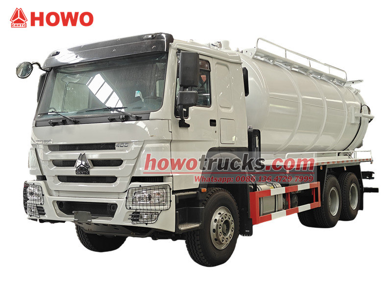 HOWO 6&times;4 vacuum tank truck