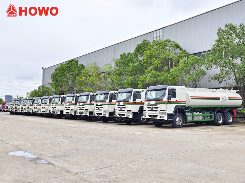 20 Units HOWO 20000L Fuel Tanker Trucks Exported to Mali