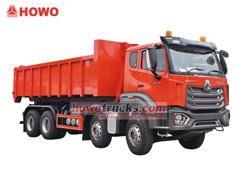 HOWO 8&times;4 hook lift garbage truck
