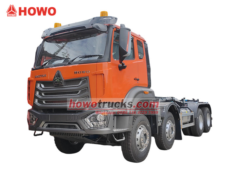 HOWO 8&times;4 hook loader truck