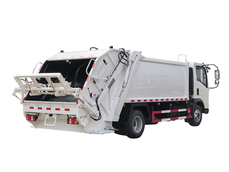 HOWO 4&times;2 truck mounted garbage compactor