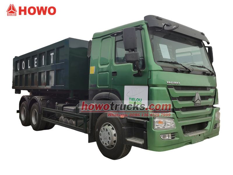 HOWO 6&times;4 roll off garbage truck