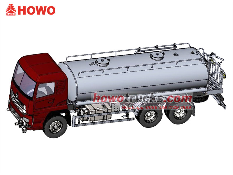 CS TRUCKS technical 3D drawing for water wagon CS TRUCKS technical 3D drawing for water wagon