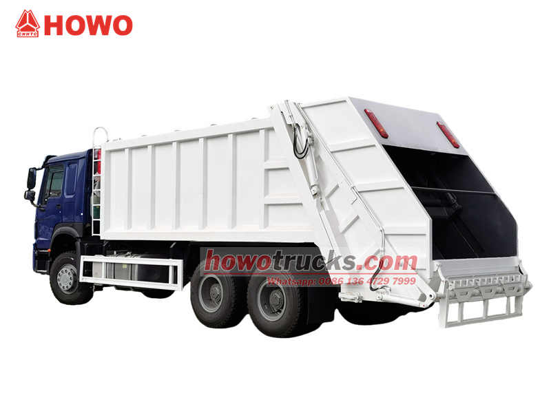 HOWO 6&times;4 back loader garbage truck