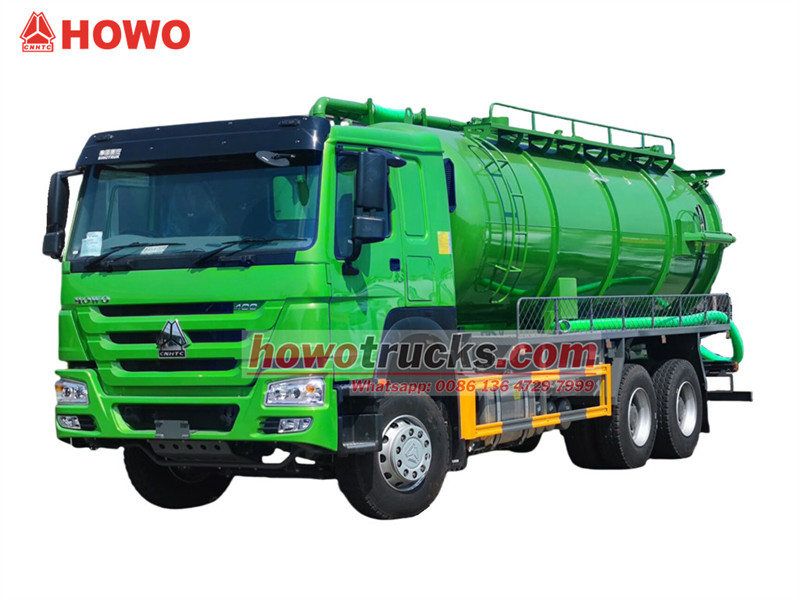 HOWO 6&times;4 vacuum tank truck