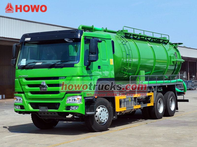 HOWO 6&times;4 sewer cleaner truck