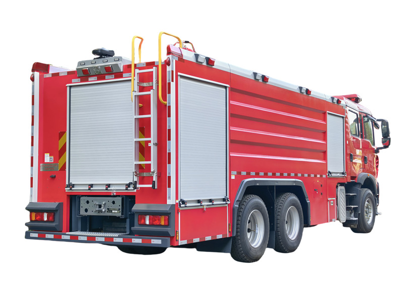 HOWO 6&times;4 foam tender fire truck