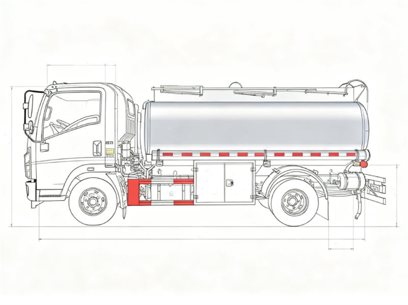 Howo fuel tank truck