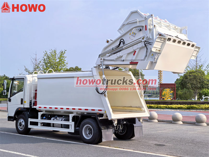 Howo garbage compactor truck