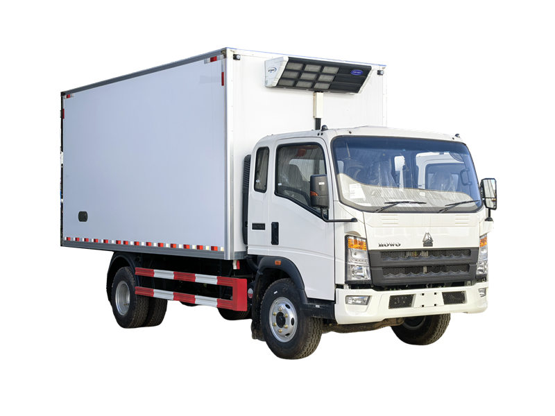 Howo light freezer van truck