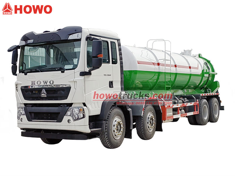 HOWO 8&times;4 vacuum tank truck