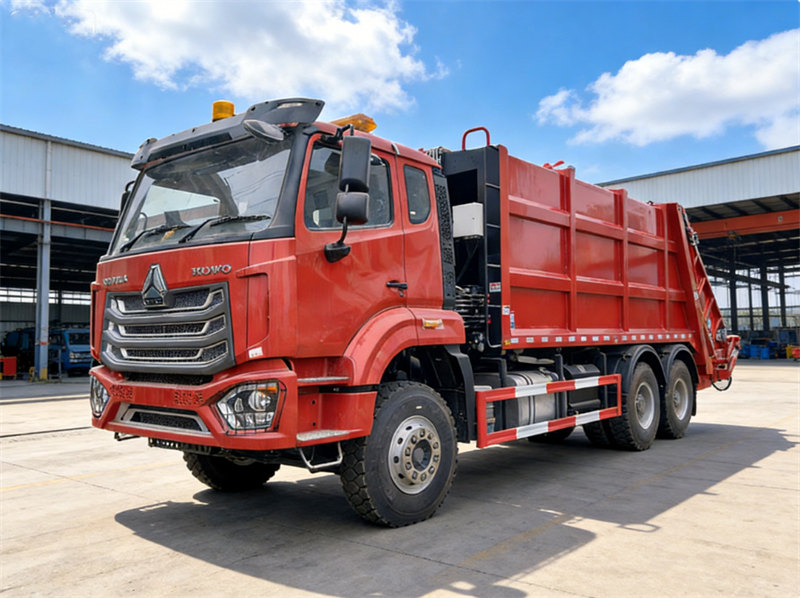 HOWO 6&times;4 back loader garbage truck