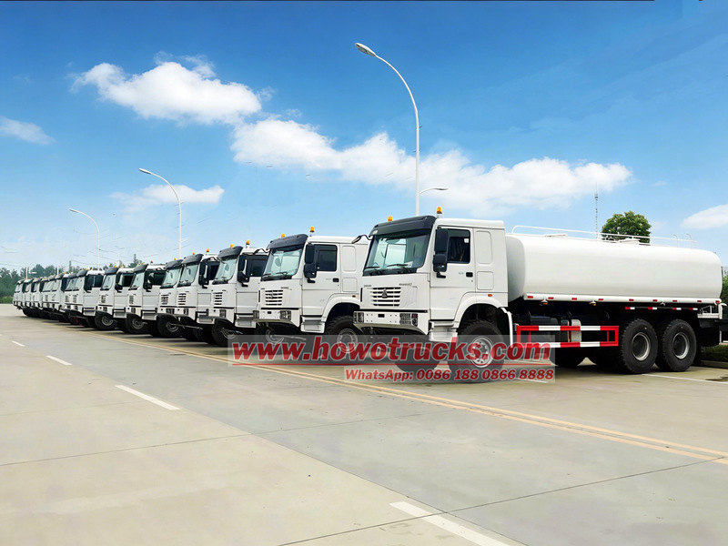 HOWO 6&times;6 water spray trucks for sale