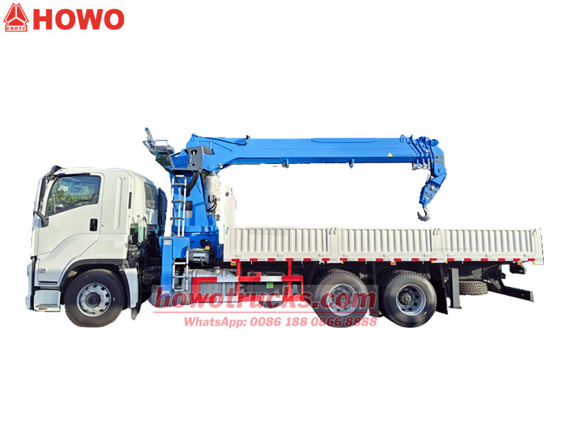 &nbsp;HOWO 6x4 truck mounted 14 tons crane&nbsp;