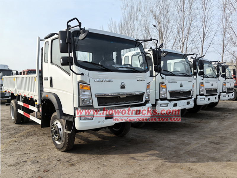 HOWO 4&times;4 cargo box truck