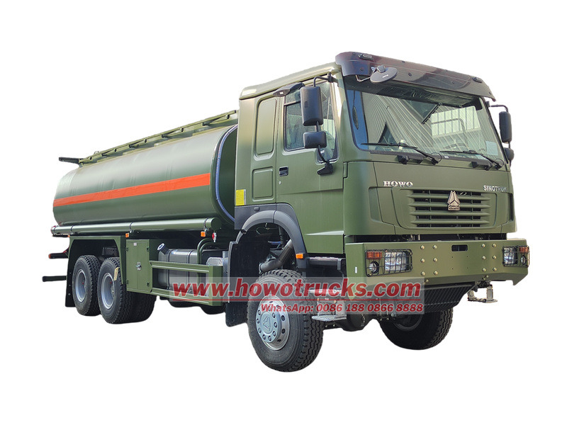 HOWO 6&times;6 fuel tanker truck