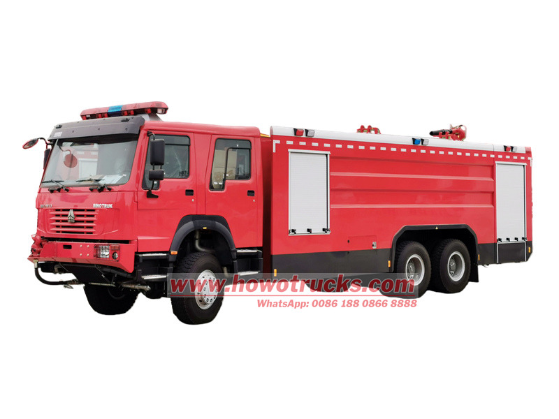 HOWO 6&times;6 firefighting truck