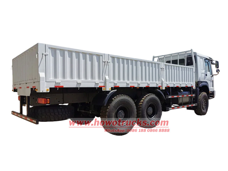HOWO 6&times;6 dropside cargo truck