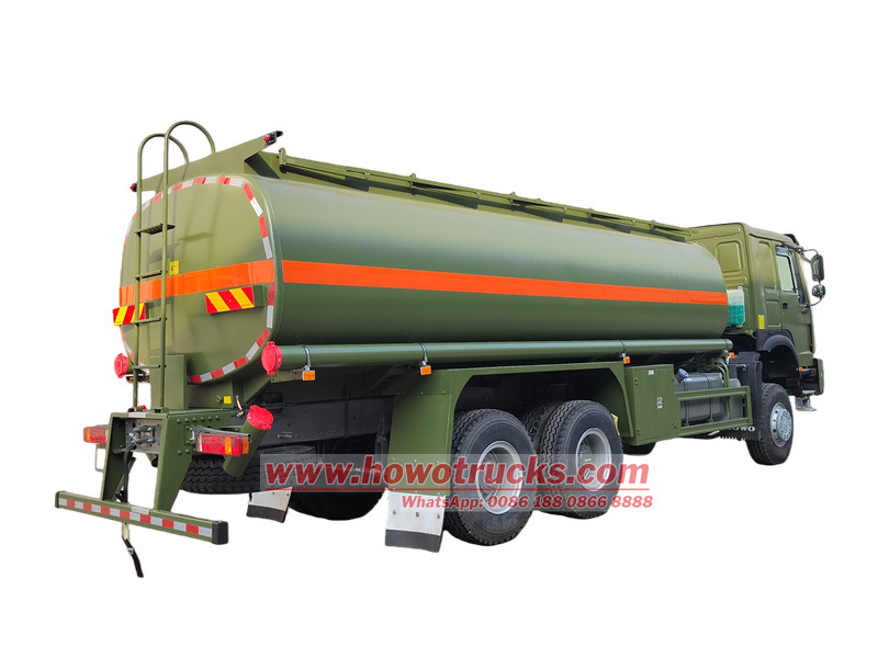 HOWO 6&times;6 fuel tanker truck