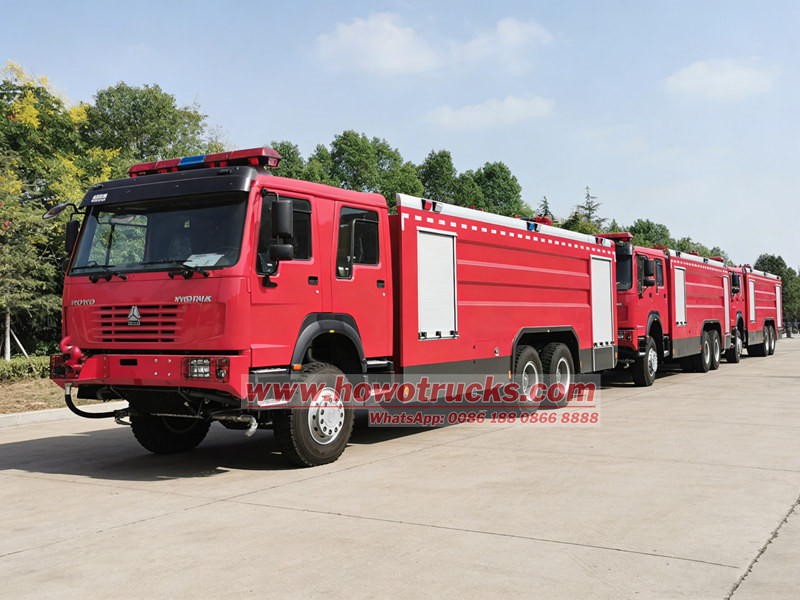 HOWO 6&times;6 fire engines