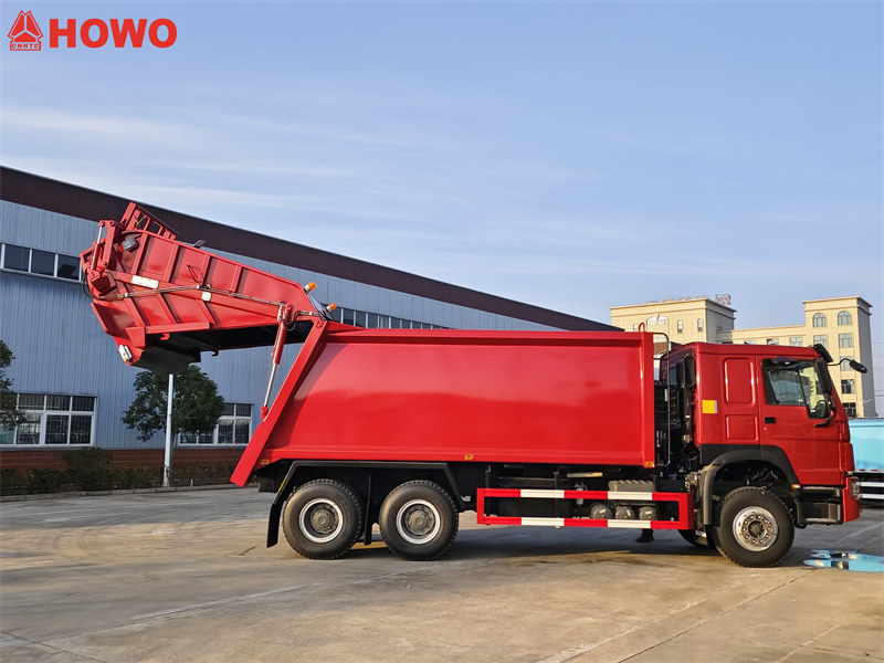 Howo garbage compactor truck