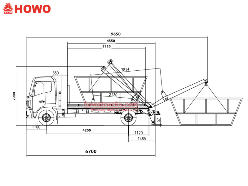 Why choose the Howo light skip loader truck