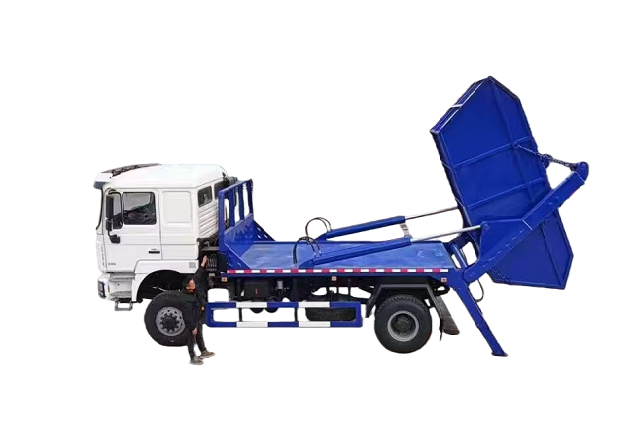 howo skip refuse truck