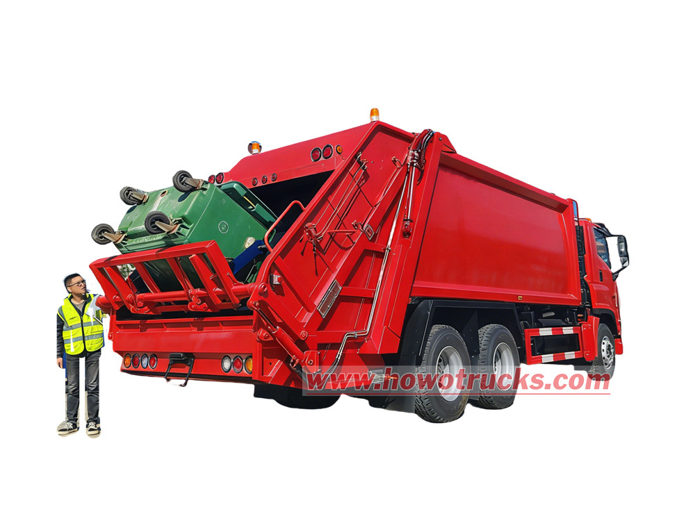 Howo heavy 20CBM waste compactor truck
