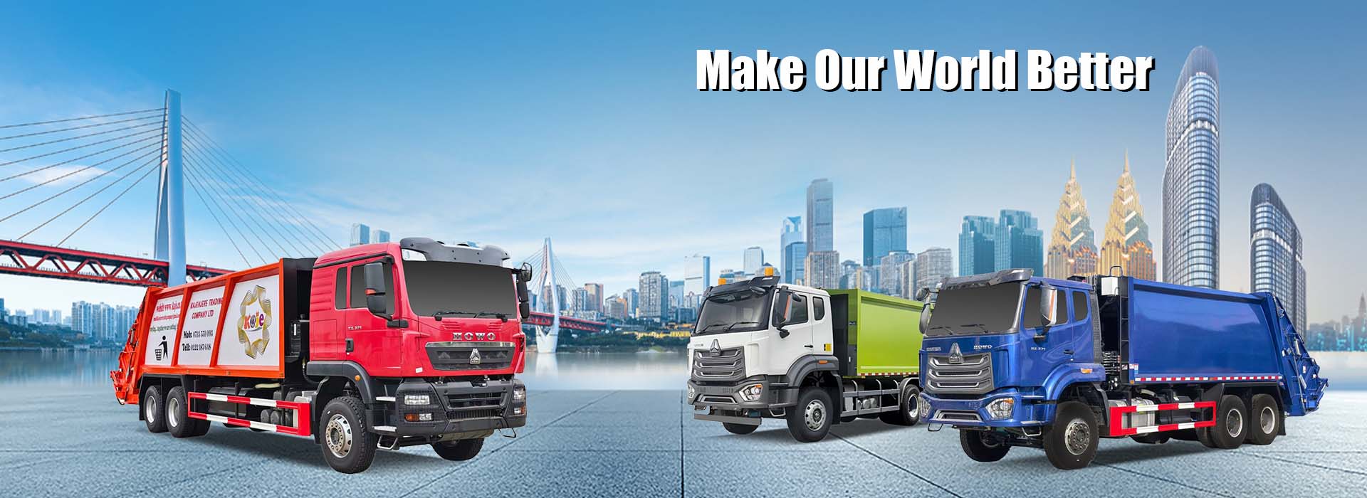 Howo garbage compactor truck