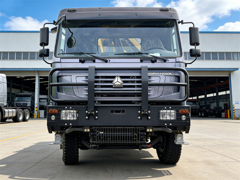 Howo mining dumper truck with 8tons crane