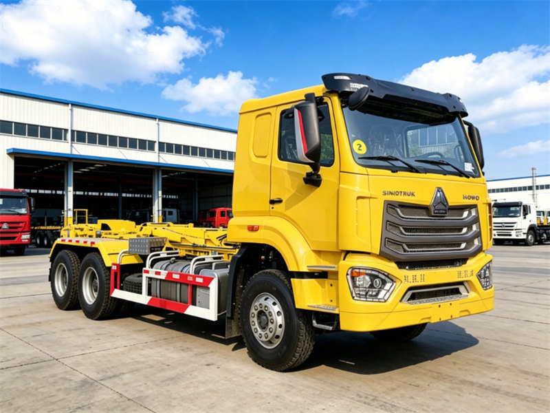 Howo garbage hook lift truck