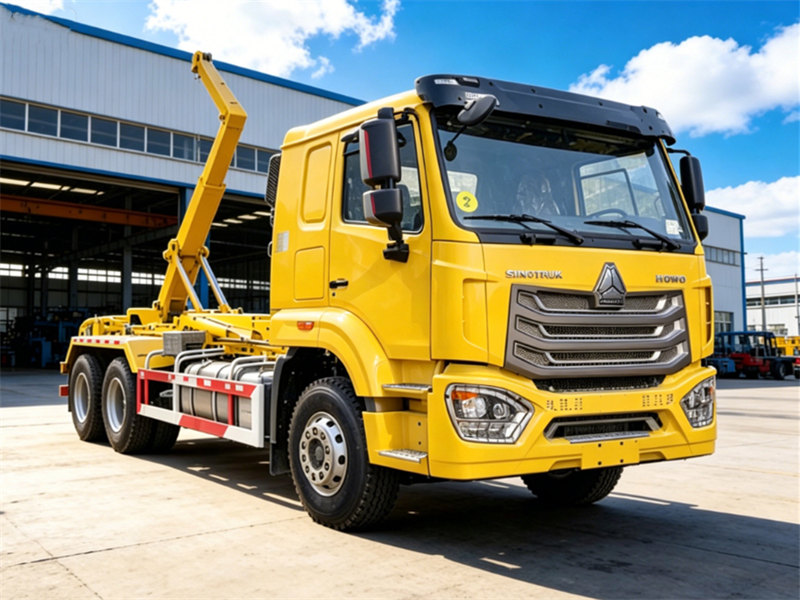 Howo garbage hook lift truck