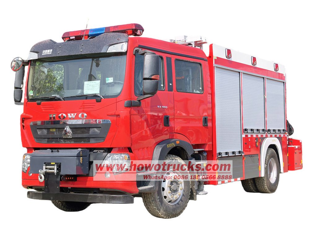 HOWO 4x2 rescue fire engine