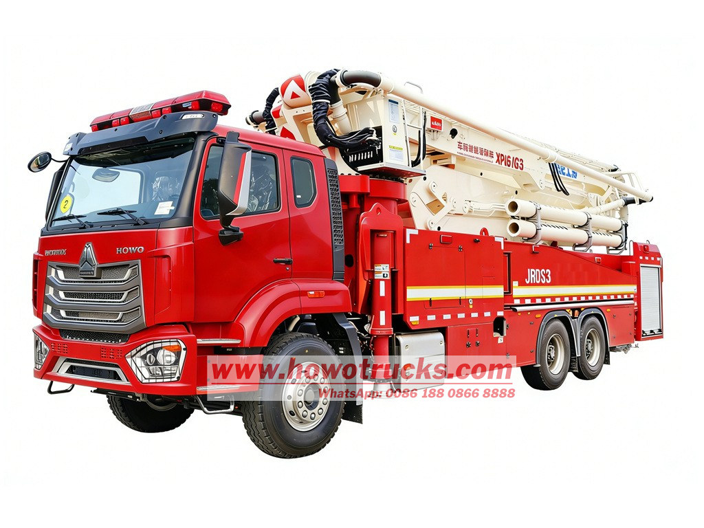 HOWO 6x4 high altitude fire engine JP46